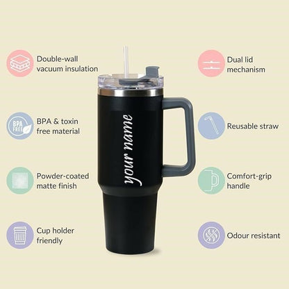 Personalized Name Tumbler | 1.18L | Insulated Tumbler | Leak-Proof